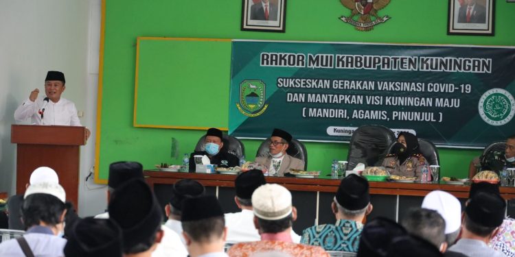 Rakor MUI, Sekda Dian : MUI Berperan Bantu Vaksinasi Anak Usia 6-11 Tahun