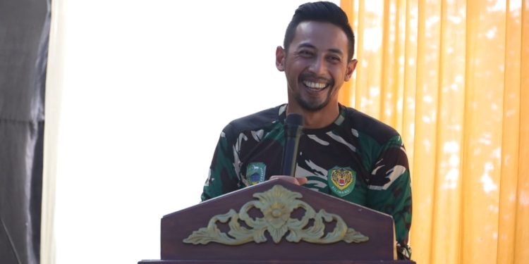 Wakil Bupati Kuningan Buka Kegiatan TMMD Imbangan Di Desa Tugumulya