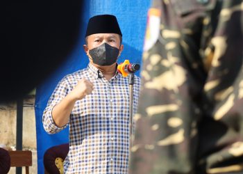 Sekda Tutup Diklatsar Banser Satkoryon Kalimanggis