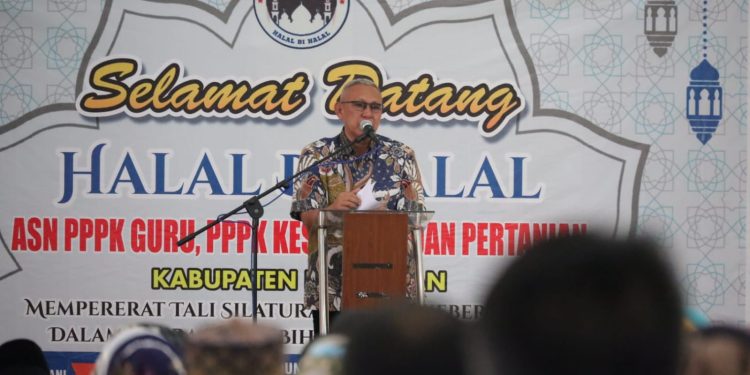 Hadiri Halal Bihalal PPPK, Bupati : P3K Kedepannya Harus Lebih Bersemangat Lagi