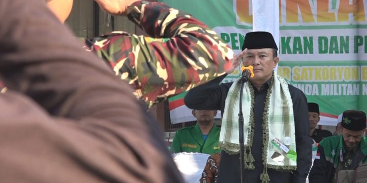 Buka Diklatsar Banser, Sekda Dian : Pentingnya Empat Pilar Kebangsaan