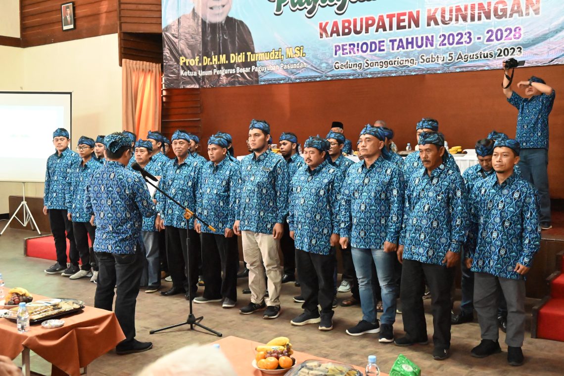 Sebanyak 32 PAC Dilantik, Bupati Berharap Paguyuban Pasundan Dapat Terus Berkarya