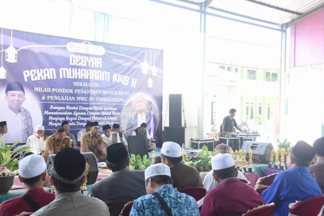 Wabup Ridho Hadiri Gebyar Pekan Muharram 1445 H Sekaligus Milad Ponpes An-Nur ke-21
