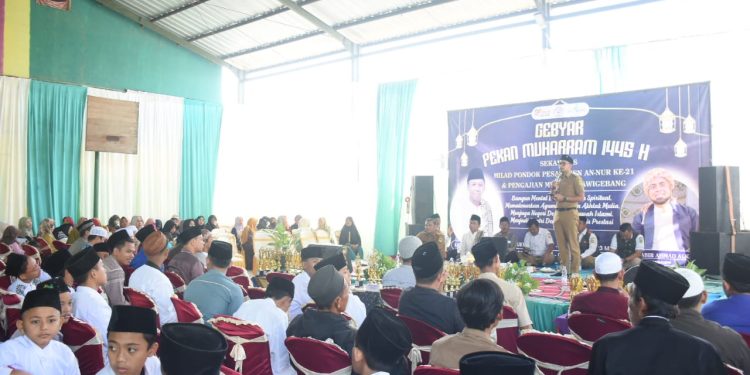 Wabup Ridho Hadiri Gebyar Pekan Muharram 1445 H Sekaligus Milad Ponpes An-Nur ke-21