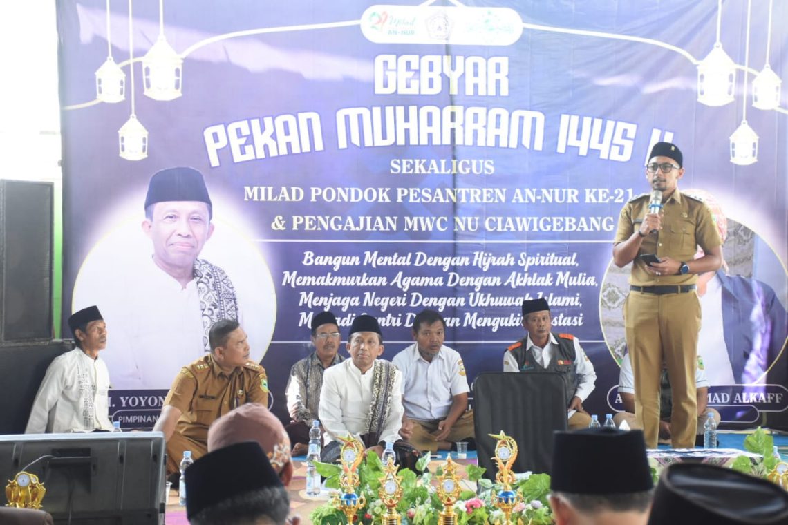 Wabup Ridho Hadiri Gebyar Pekan Muharram 1445 H Sekaligus Milad Ponpes An-Nur ke-21