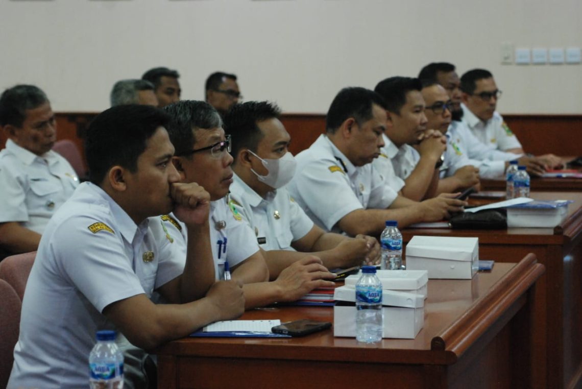 Penuhi Target, Bappenda Evaluasi Pelunasan PBB Bersama Para Camat
