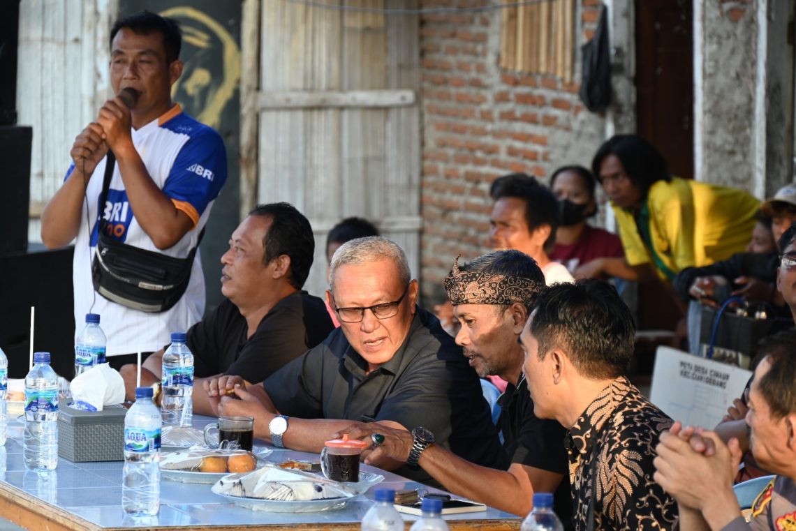 Hadapi HUT RI dan Hari Jadi Kuningan, Tunas Sakti Mandiri Cihaur Gelar Laga Voli Antar Desa