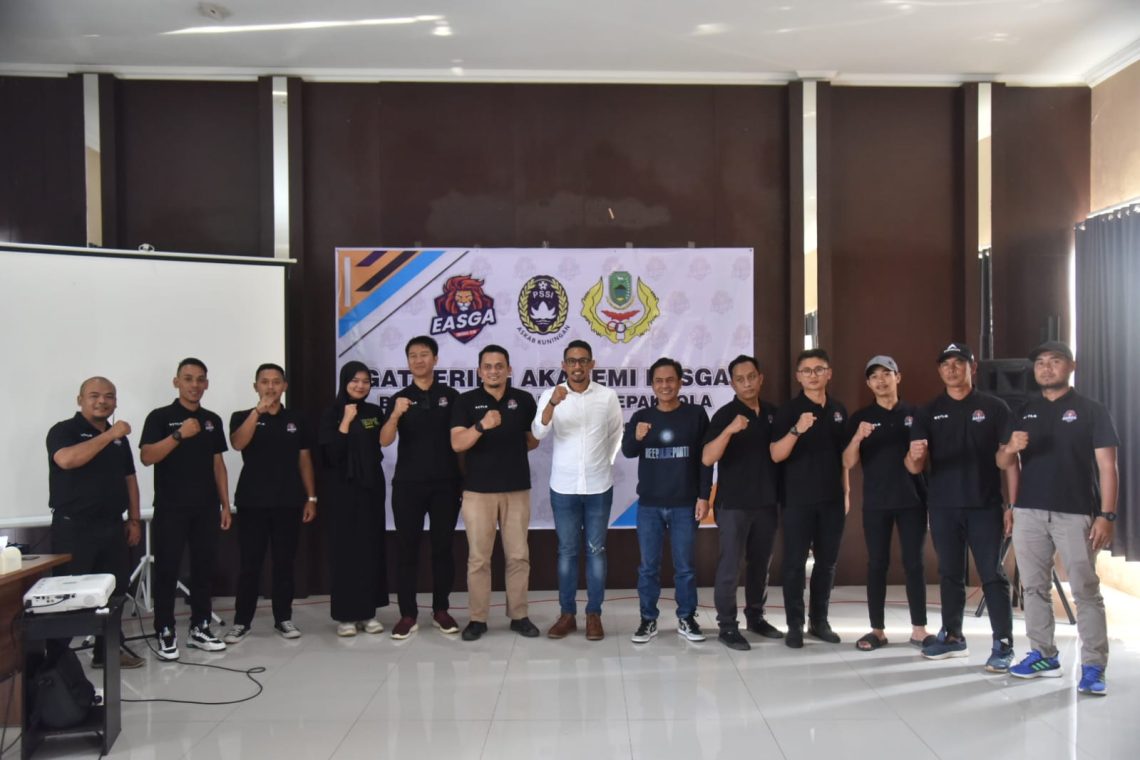 Gathering Akademi EASGA FC, Wabup Ridho : Mari Bersama Kita Wujudkan Pemain Sepak Bola yang Profesional