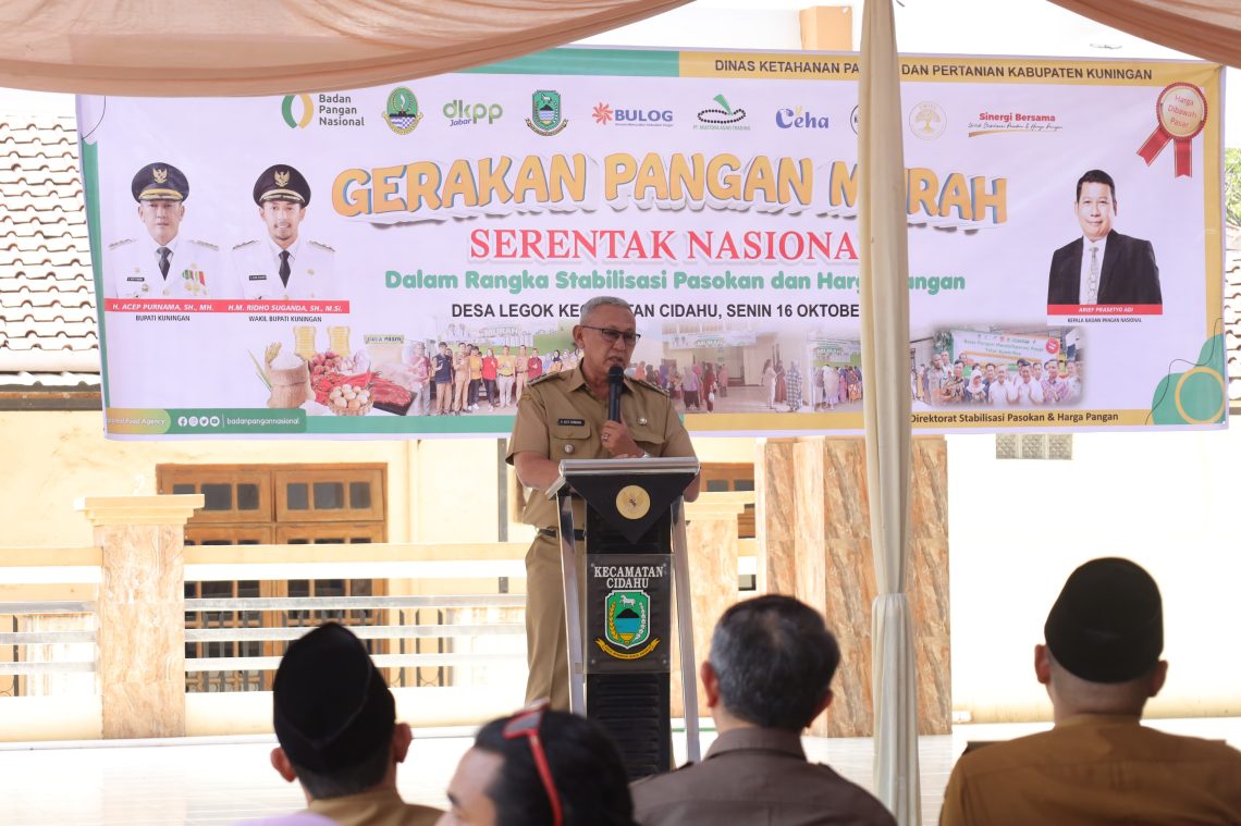 Tekan Inflasi Daerah, Diskatan Kuningan Gelar Gerakan Pangan Murah