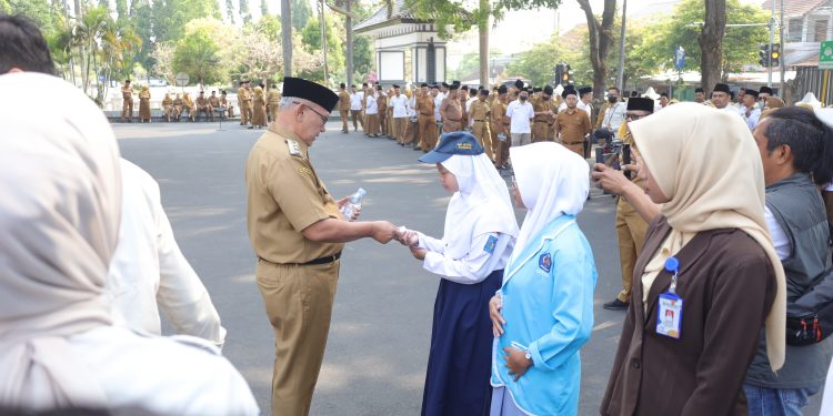 Gebyar Fe Morning Aksi Bergizi, Bupati Acep : Untuk Kebelangsungan Program Aksi Bergizi dibutuhkan Sinergi Dari Semua Pihak