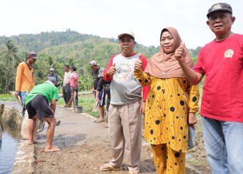 Tanggulangi Kekeringan, Pemdes Gewok Lanjutkan Pembangunan Sarana Pertanian