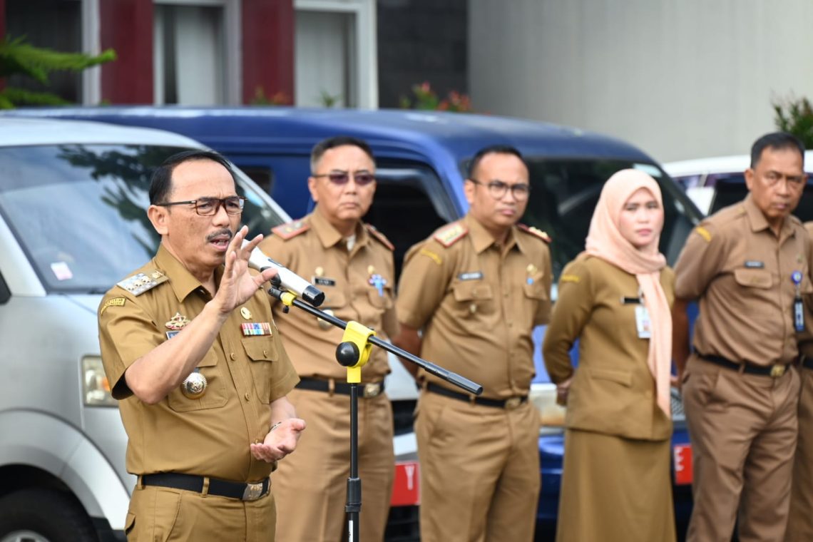 Pimpin Apel di Inspektorat, Iip Hidajat Ingatkan Profesionalisme ASN