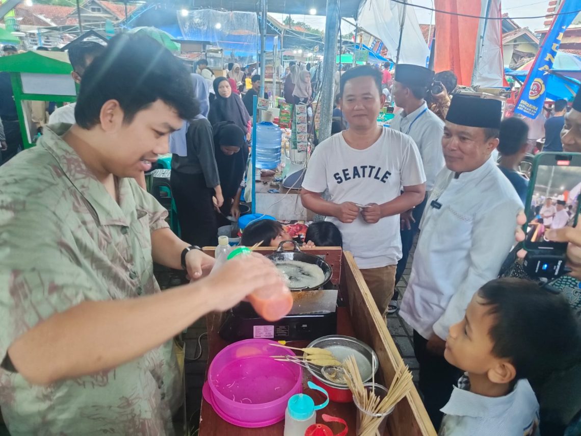 Sebanyak  105 Pedagang Ramaikan  Bazar Kuliner di Desa Ancaran
