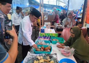 Sebanyak  105 Pedagang Ramaikan  Bazar Kuliner di Desa Ancaran