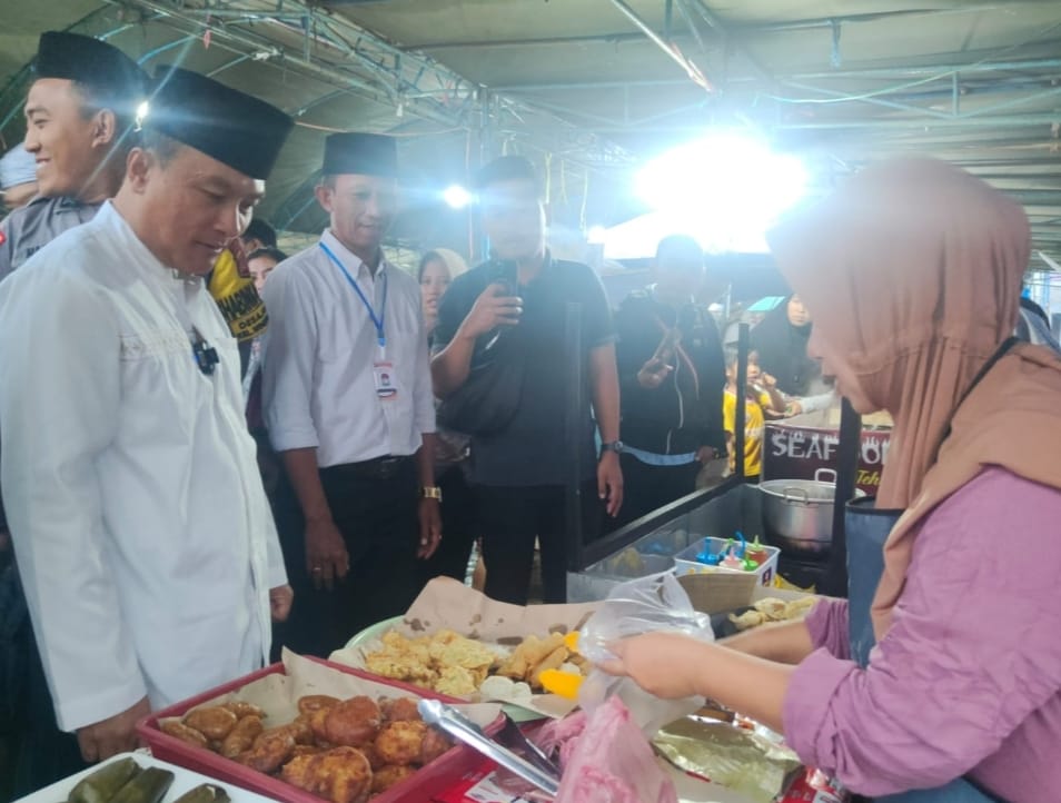 Sebanyak  105 Pedagang Ramaikan  Bazar Kuliner di Desa Ancaran