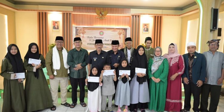Selenggarakan Berbagi Kepada Anak Yatim, Iip Hidajat Apresiasi PGRI Kuningan