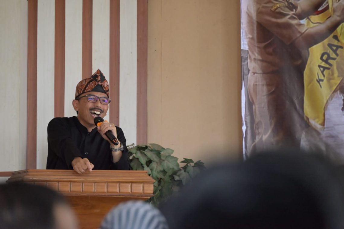 Perdana Gelar Raker, Karang Taruna Kabupaten Kuningan di Beri Challenge oleh Iip Hidajat