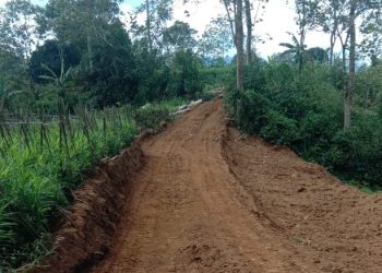 Perkuat Ketahanan Pangan, Pemdes Gunungsirah Bangun Jalan Usaha Tani