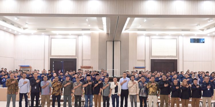 Pj Bupati Kuningan Hadiri Rapat Pleno Terbuka Rekapitulasi dan Penetapan Daftar Pemilih Sementara (DPS) Yang Diselenggarakan KPU Kabupaten Kuningan