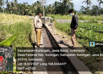 Tingkatkan Produktivitas Pertanian, Pemdes Padarek Bangun Saluran Irigasi