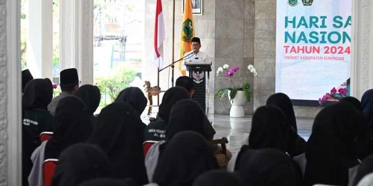 Peringati Hari Santri Nasional, Perlombaan Paduan Suara, Nasi Liwet dan Ceramah Bahasa Sunda Di Buka Pj Sekda Taufik Rohman