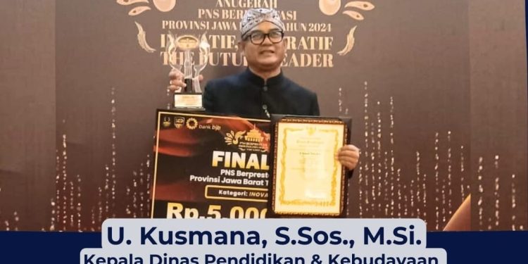 Kepala Disdik Kuningan, U Kusmana, Jadi Finalis PNS Berprestasi Jabar 2024 Kategori Inovatif