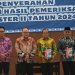 Pj Bupati Kuningan Hadiri Penyerahan LHP kinerja atas Pengelolaan APBD dalam rangka mendukung Pembangunan Nasional Tahun Anggaran 2023 s.d Semester I 2024