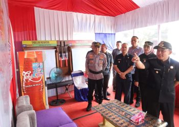 Siapkan Arus Mudik Aman, Bupati Kuningan Pantau Pos Gatur Lalu Lintas