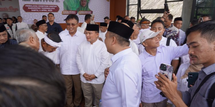 Bupati dan Wakil Bupati Kuningan Hadiri Halal Bihalal Gerindra Jabar