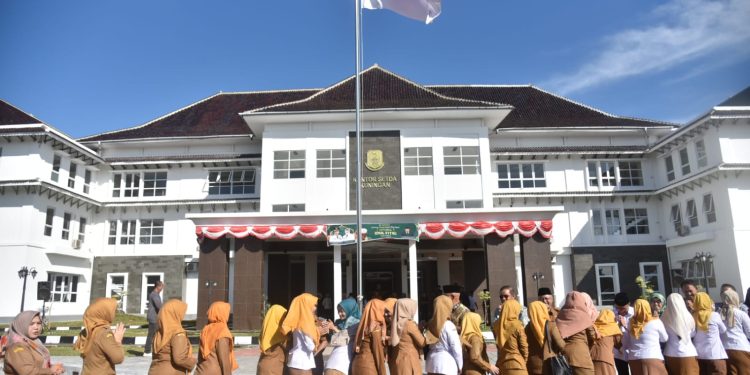 Halal Bihalal Lingkup Pemkab Kuningan, Bupati Dian Warning Pegawai Yang Tidak Masuk Kerja