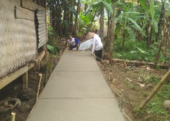 Tingkatkan Akses Pertanian Warga Pemdes Bojong Bangun JUT di Blok Wage