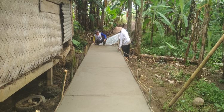 Tingkatkan Akses Pertanian Warga Pemdes Bojong Bangun JUT di Blok Wage
