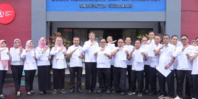 Diskominfo Kuningan Gelar Penandatanganan Pakta Integritas ASN