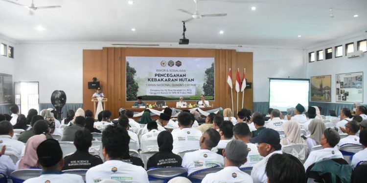 Hadapi Musim Kemarau, TNGC Gelar Rakor Pencegahan Kebakaran Hutan