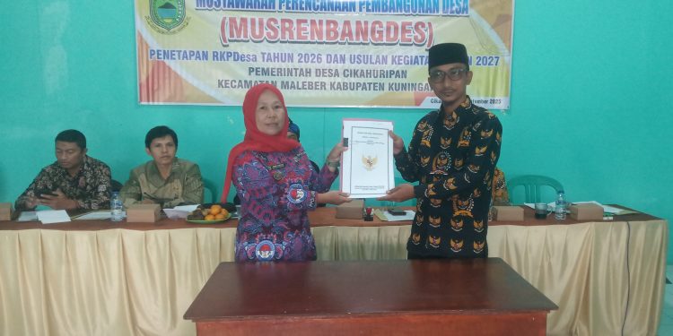 Program Tertunda Jadi Prioritas, Desa Cikahuripan Matangkan Rencana Pembangunan Tahun 2026