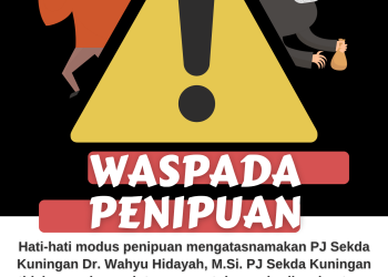Nama Pj Sekda Kuningan Dicatut, Wahyu Hidayah Klarifikasi Isu Bantuan Palsu: “Waspada Modus Penipuan”