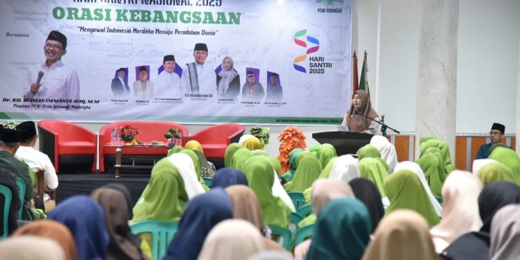 Wabup Tuti Hadiri Apel Kebangsaan PCNU Kabupaten Kuningan di Gedung Islamic Center