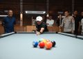 Soft Opening D’Jons Pool, Santunan Yatim dan Bupati Bersama Kapolres Coba Meja Biliar